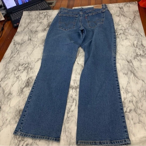 Levi’s 550 Classic Relaxed Bootcut Denim jeans Blue Size 14 90s Vintage Y2K - Picture 7 of 9